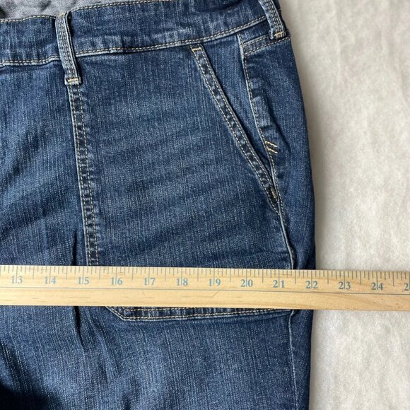 Torrid Womens Denim Blue Distressed Perfect Boyfriend Ankle Jeans Sz 20R - Picture 5 of 8